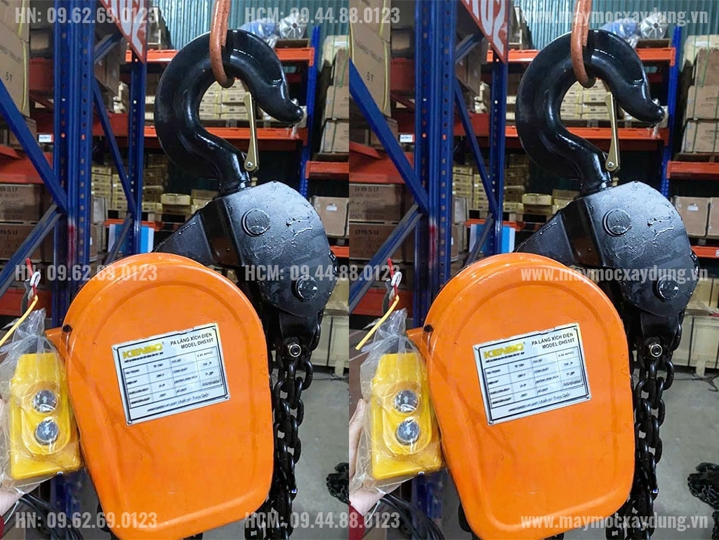 Pa lăng xích điện Kenbo 10 tấn 5m DHS10 380V