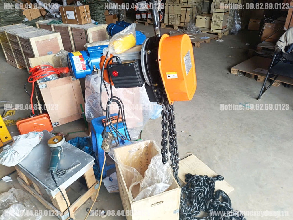 Pa lăng xích điện Kenbo 5 tấn 6m DHS5 220V