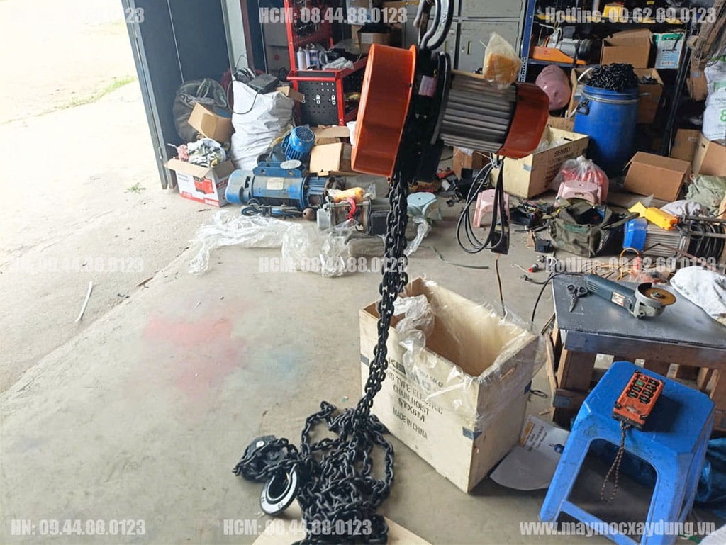 Pa lăng xích điện Kenbo 5 tấn 6m DHS5 220V