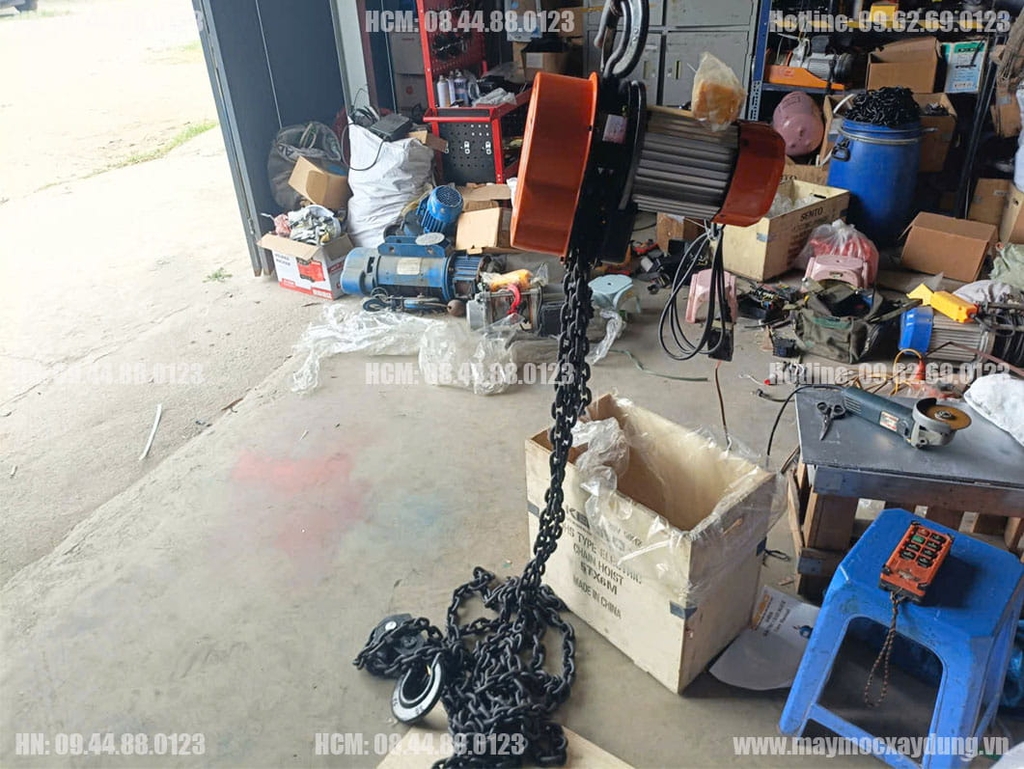 Pa lăng xích điện Kenbo 5 tấn 6m DHS5 220V