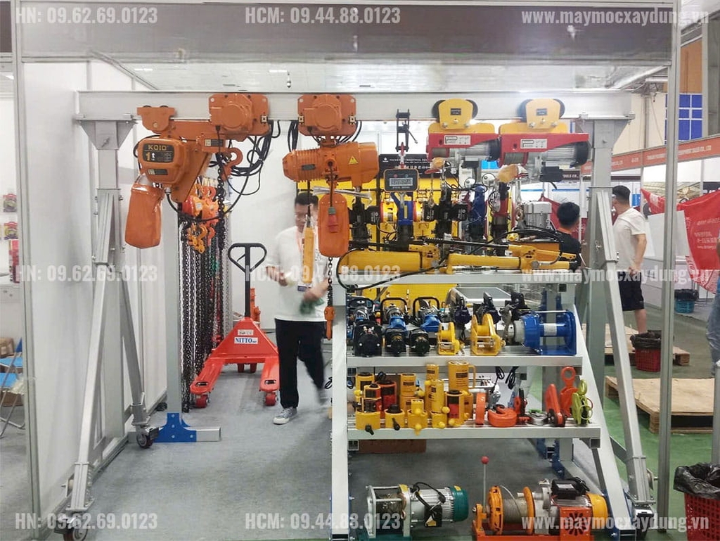 Pa lăng xích điện Koio 1 tấn 9m HHBB01-01 380V di chuyển ưu việt