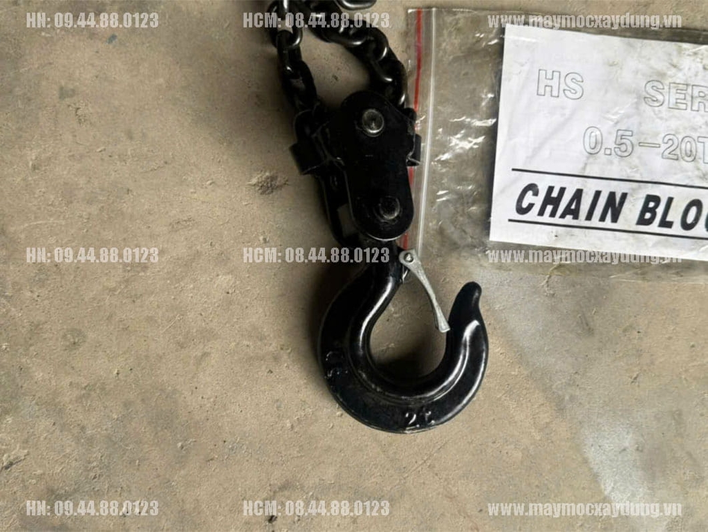 Pa lăng xích kéo tay Nitto HSZ 2 tấn 5m