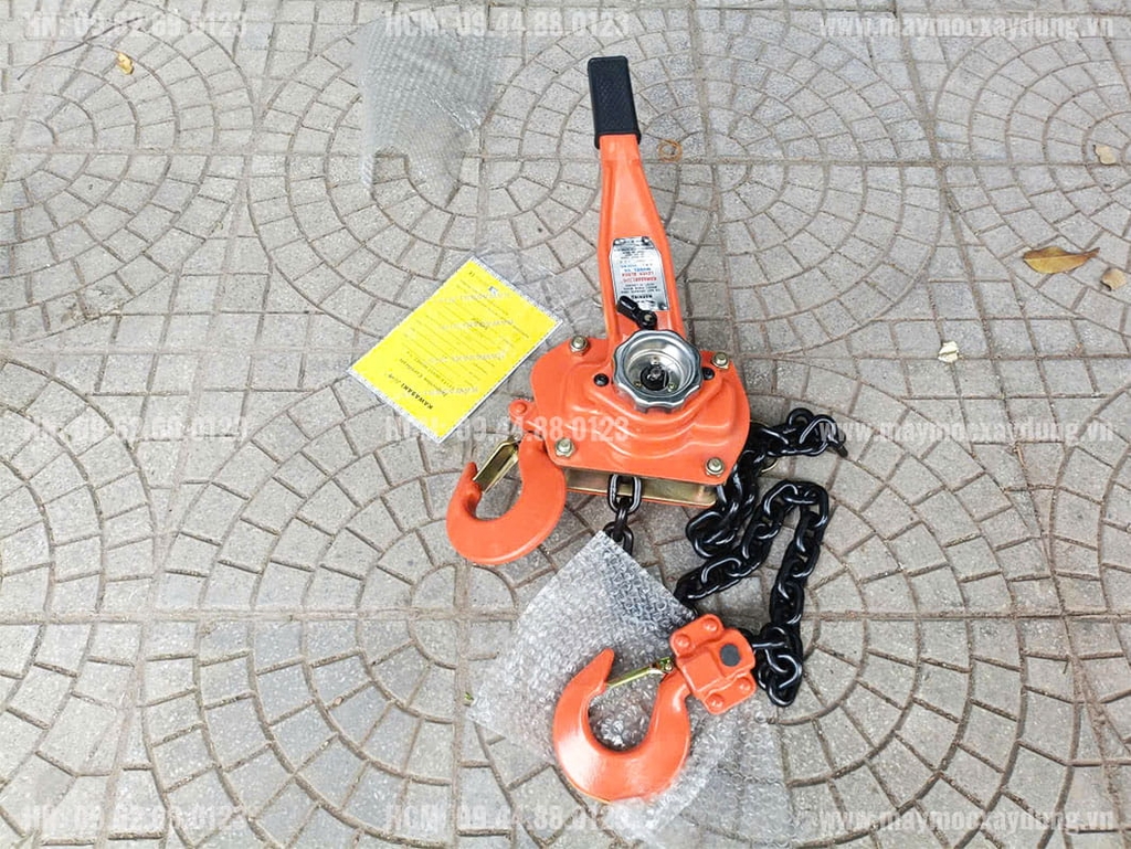 Pa lăng xích lắc tay Kawasaki 3 tấn 1.5m