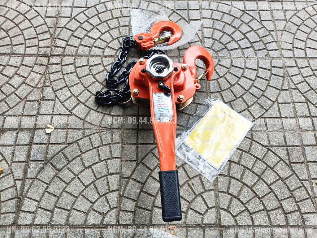 Pa lăng xích lắc tay Kawasaki 3 tấn 1.5m