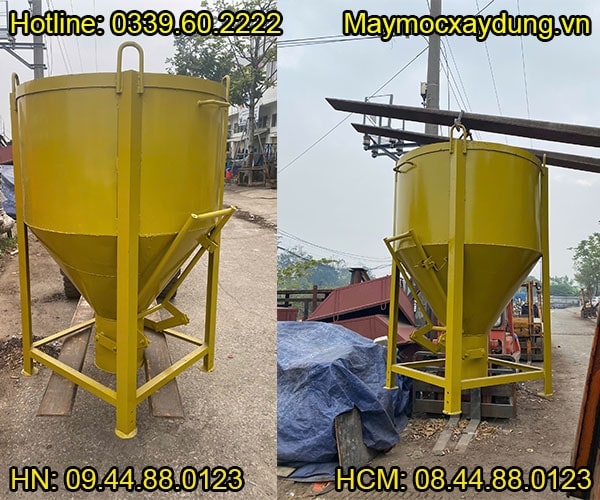Phễu đổ bê tông 0.6 Khối