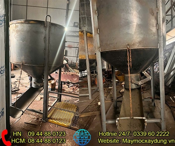 Phễu đổ bê tông 0.9 Khối