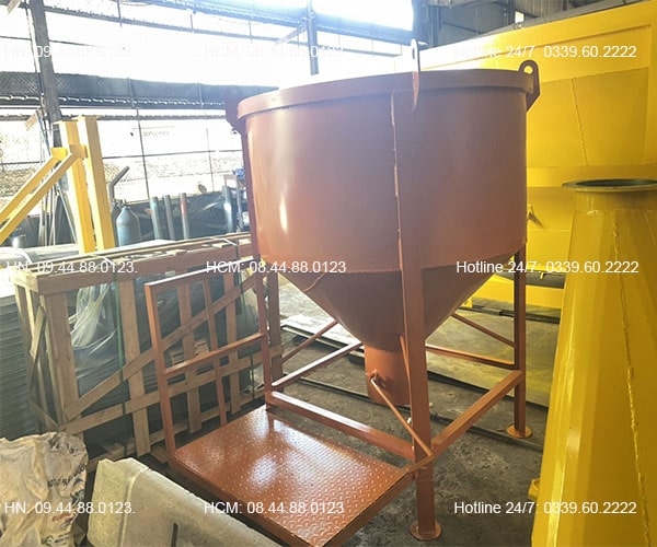 Phễu đổ bê tông 1.5 Khối