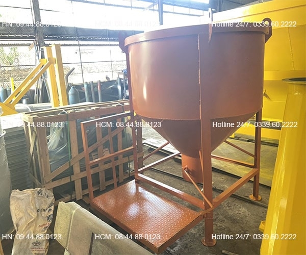 Phễu đổ bê tông 1.5 Khối