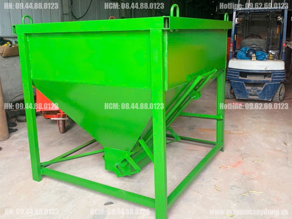 Phễu đổ bê tông cẩu tháp 1 khối