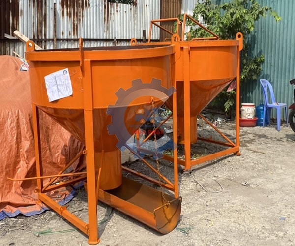 Phễu đổ bê tông 2 Khối