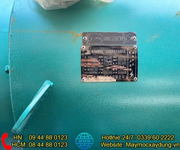 Quạt thông gió phòng nổ hầm lò 2x22KW