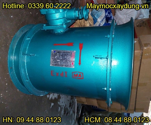 Quạt thông gió phòng nổ hầm lò 5.5KW