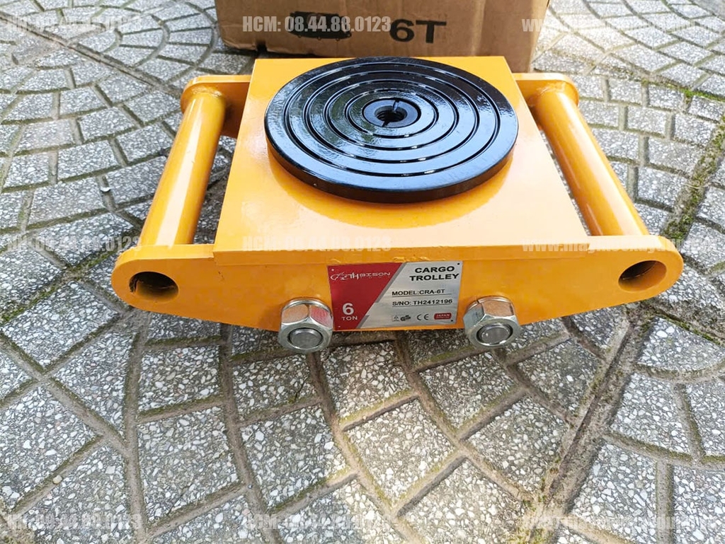 Rùa chuyển hàng 6 tấn CRA-6 bánh thép hướng thẳng