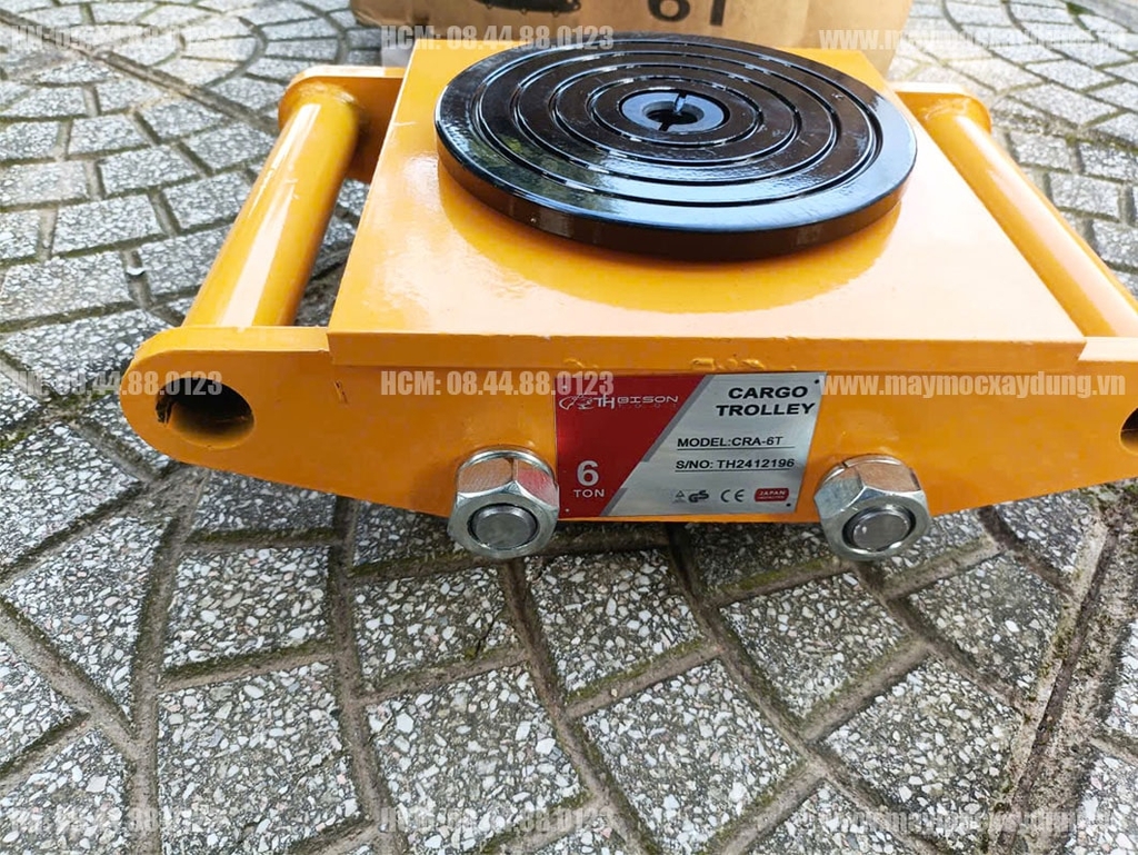 Rùa chuyển hàng 6 tấn CRA-6 bánh thép hướng thẳng