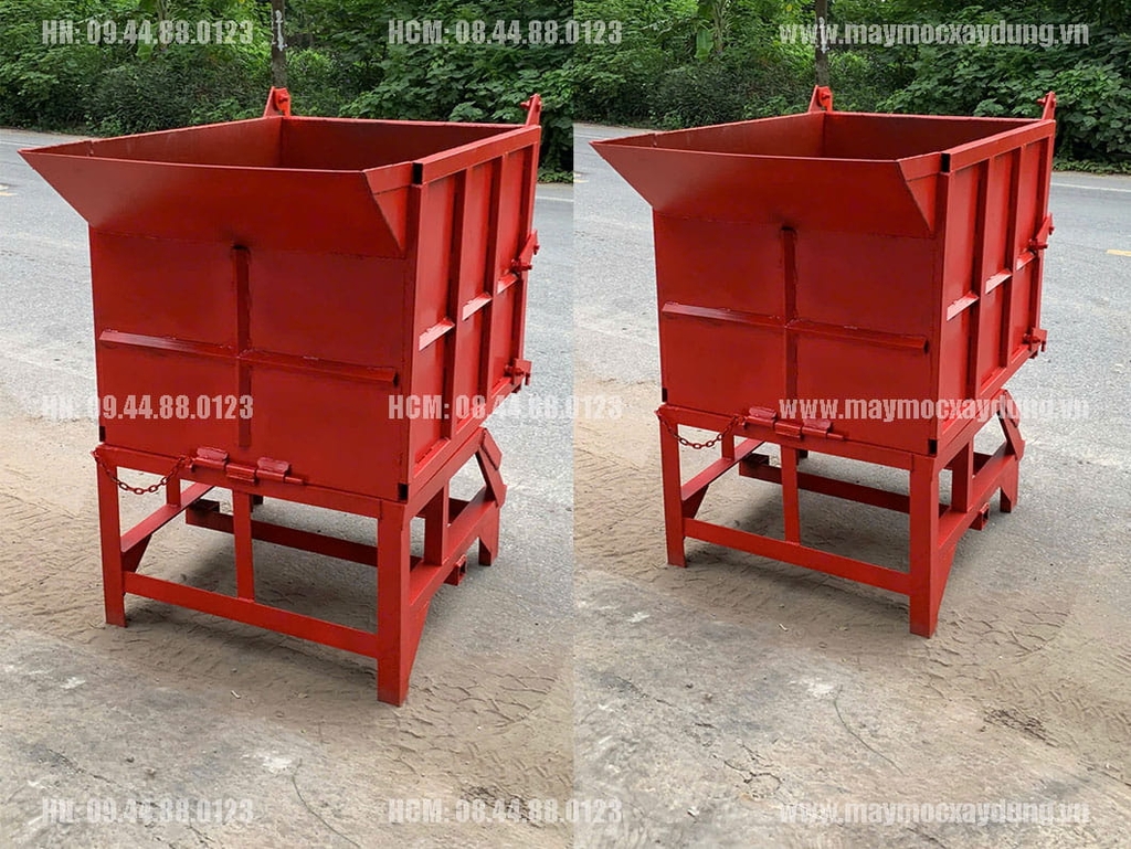 Thùng vận chuyển bê tông 1 khối