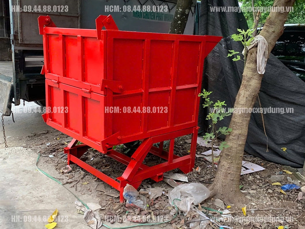 Thùng vận chuyển bê tông 1 khối