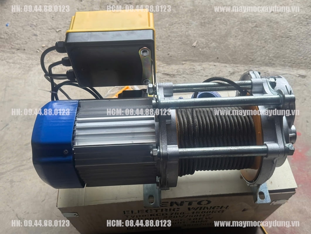 Tời điện đa năng Sento KCD750-1500 220V 30m 35 mét/phút ĐKTX
