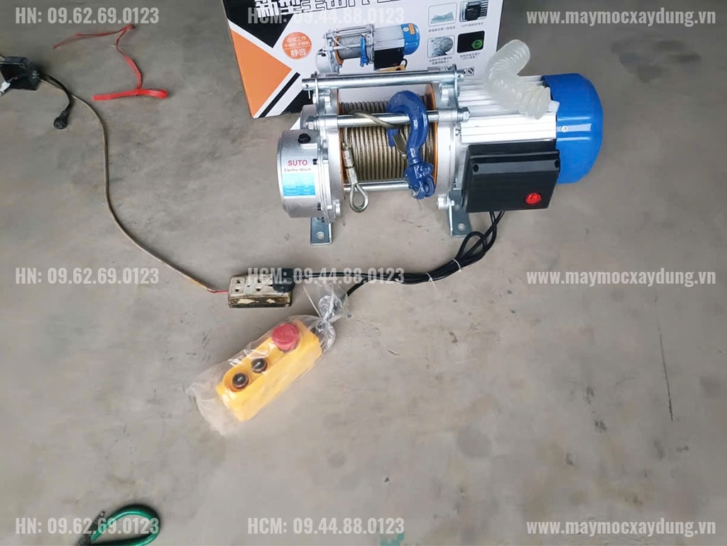 Tời điện đa năng Suto KCD750-1500 220V 30m 35 mét/phút