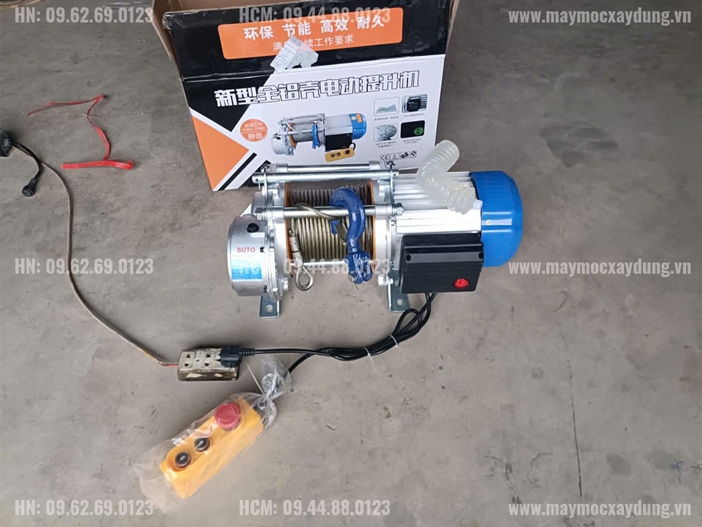 Tời điện đa năng Suto KCD750-1500 220V 30m 35 mét/phút