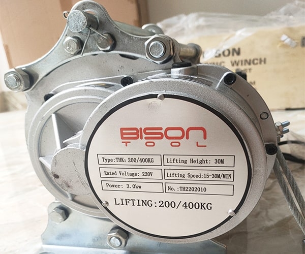Tời điện đa năng Bison KCD200-400 60m 30 mét/phút