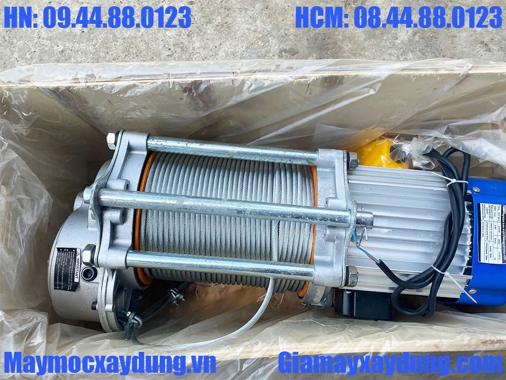 Tời điện đa năng Bison KCD750-1500 100m 14 mét/phút 380V