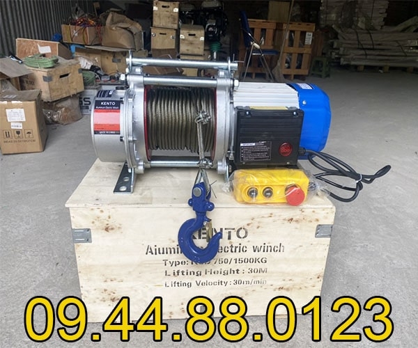 Tời điện đa năng Kento KCD750-1500 220V 60m 30 mét/phút