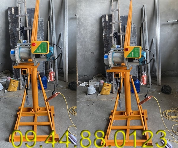 Tời điện đa năng 500kg tốc độ 32 mét/phút động cơ 4KW