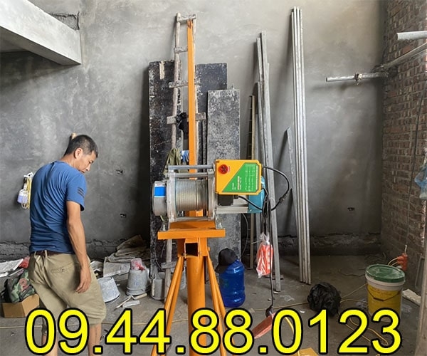 Tời điện đa năng 500kg tốc độ 32 mét/phút động cơ 4KW