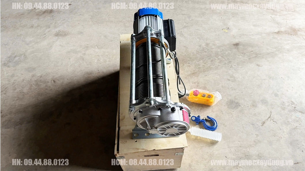 Tời điện đa năng Sento KCD750-1500 220V 90m 35 mét/phút