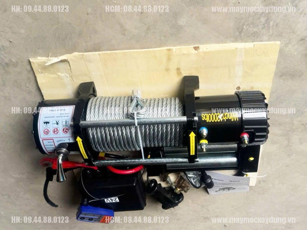 Tời điện kéo xe 12V 12000LBS