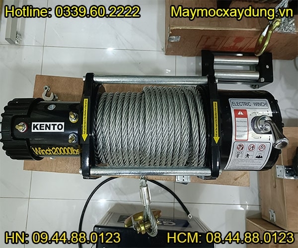 Tời điện kéo xe Kento 20000LBS 12V