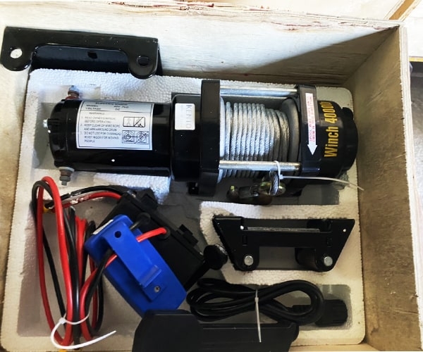 Tời điện kéo xe Kento 4000LBS 12V