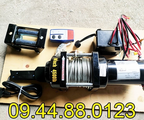 Tời điện kéo xe Kento 4500LB 24V