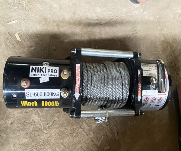 Tời điện kéo xe Niki 6000LB 24V