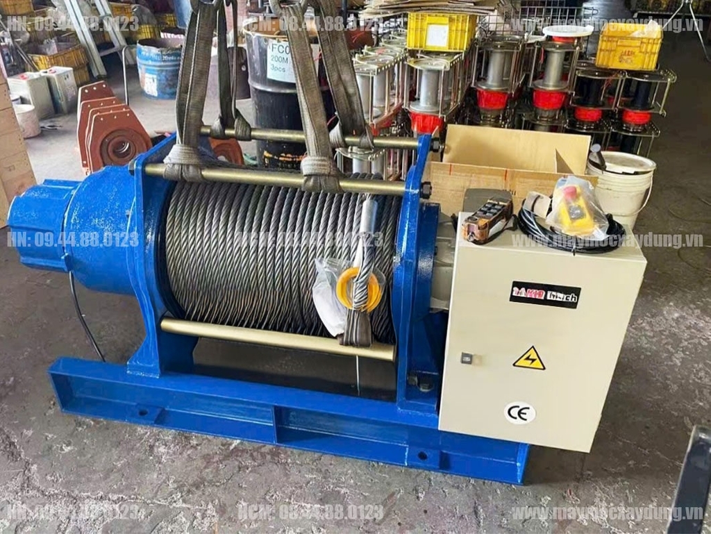 Tời điện Kio Winch 5 tấn GG-5000 200m 380V