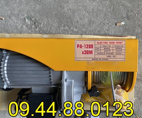 Tời điện mini Kento PA1200 30m