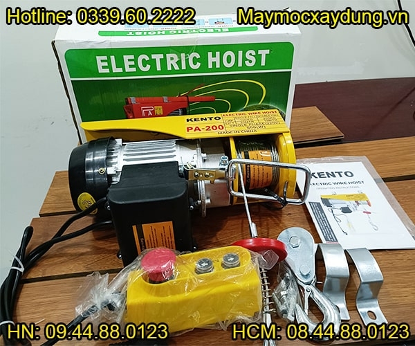 Tời điện mini Kento PA200 20m