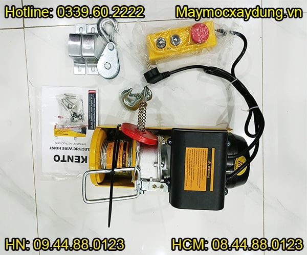 Tời điện mini Kento PA200 30m