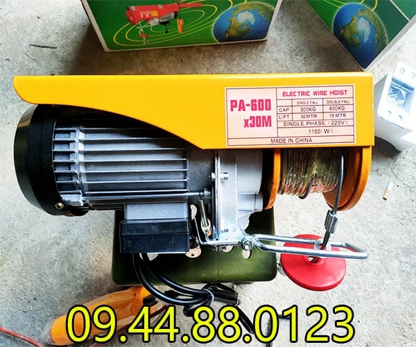 Tời điện mini Kento PA600 30m