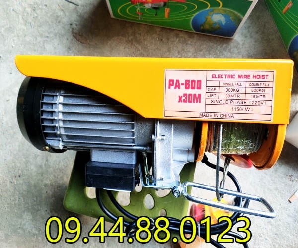 Tời điện mini Kento PA600 30m