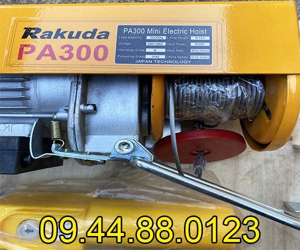 Tời điện mini Rakuda PA300 20m