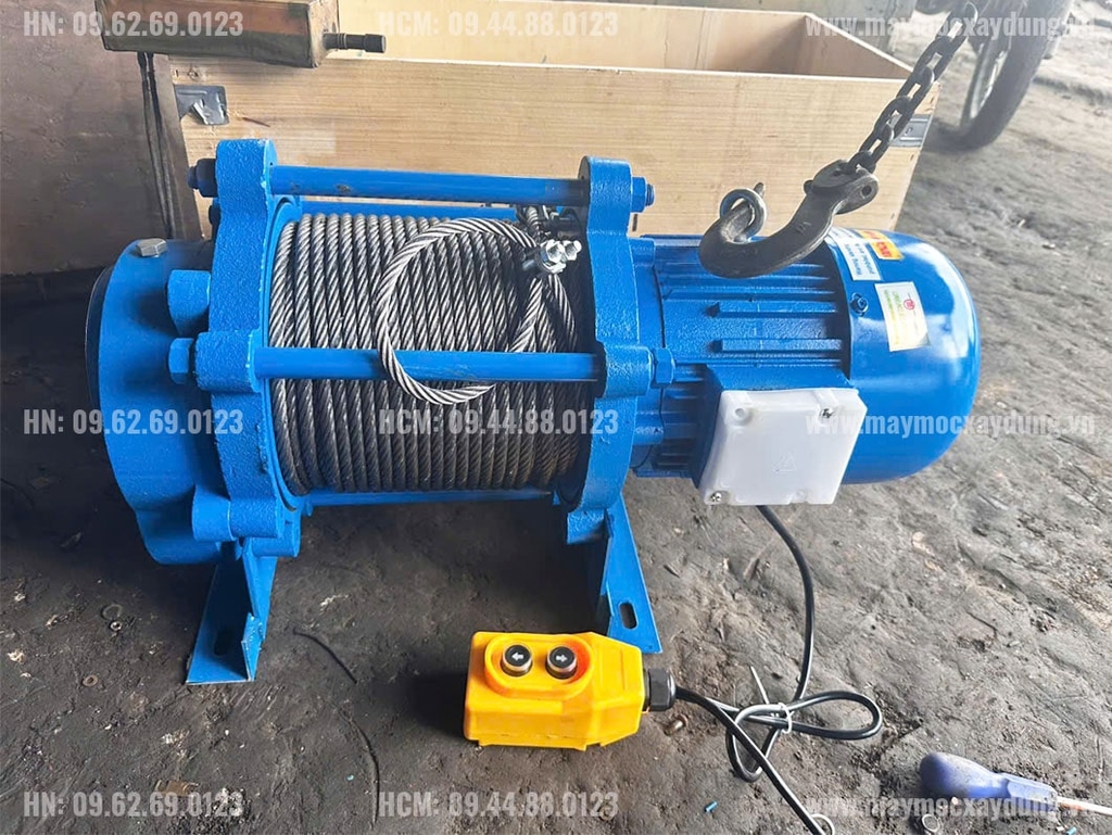 Tời điện nâng hàng Nitto KCD750-1500 380V 60m 14 mét/phút