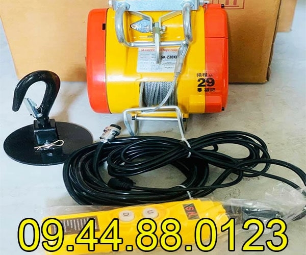 Tời điện siêu nhanh Kenbo SK230 19 mét/phút 220V