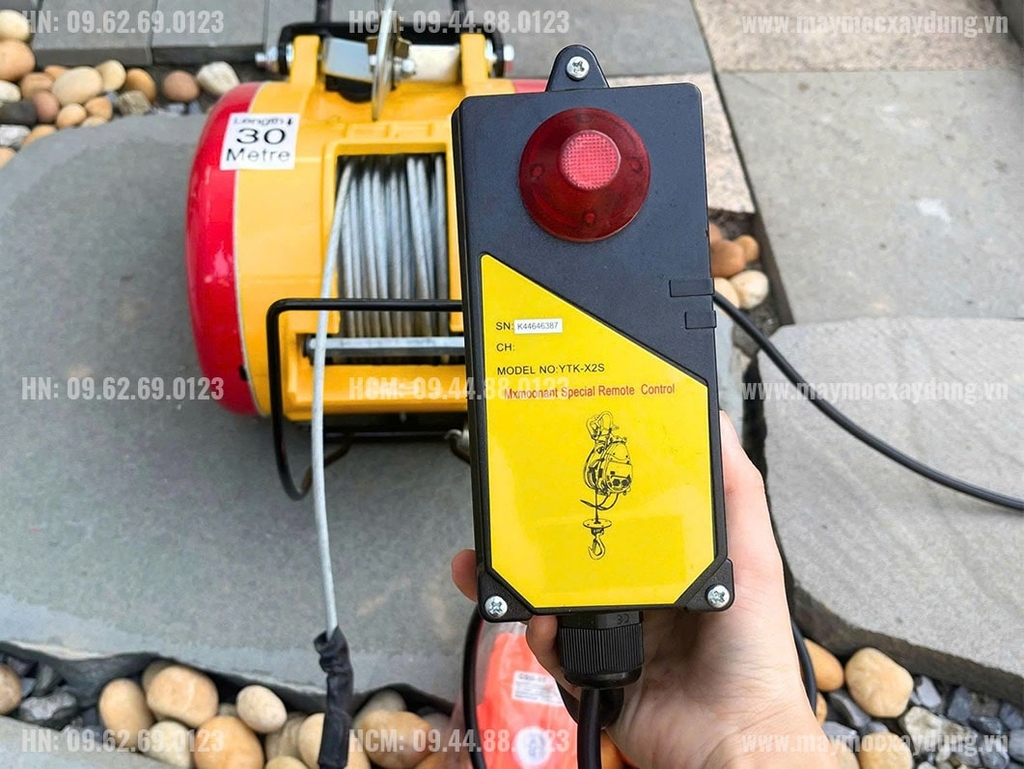 Tời điện treo Koio 300kg 30m 19 mét/phút