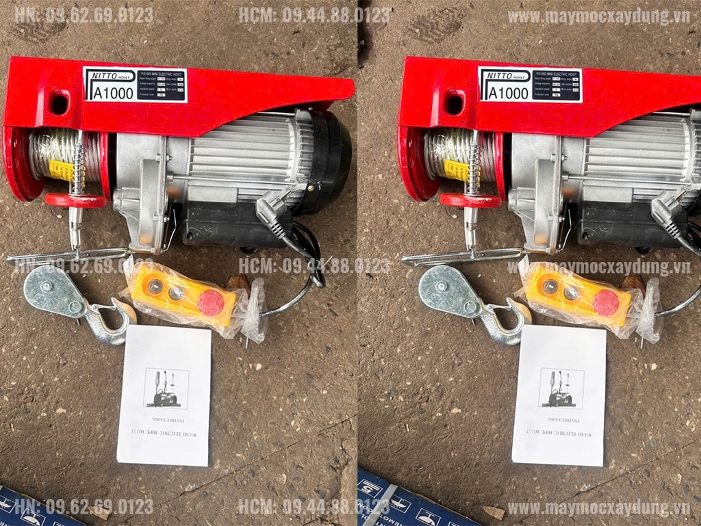 Tời điện treo Nitto PA1000 30m