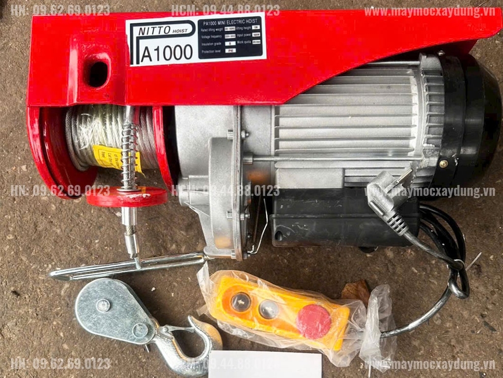 Tời điện treo Nitto PA1000 12m