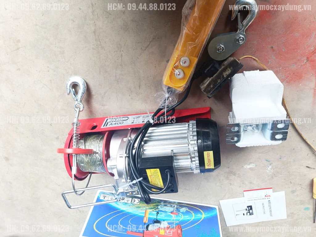 Tời điện treo siêu nhanh Nitto PA400 30m 30m/p