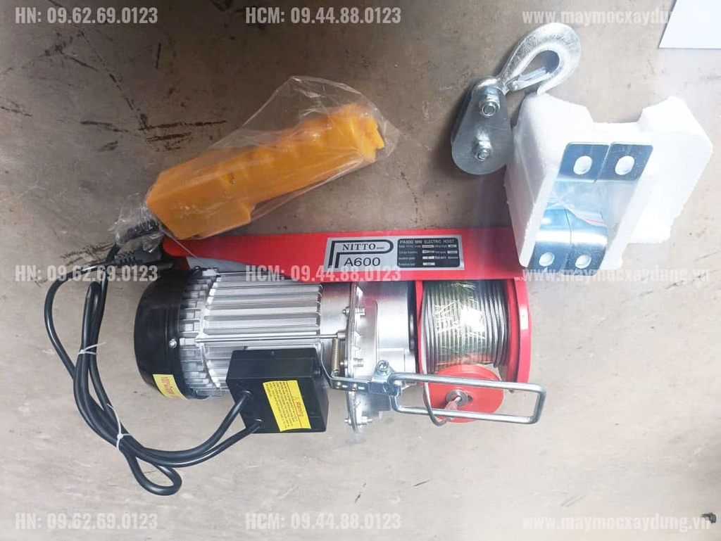 Tời điện treo Nitto PA600 30m