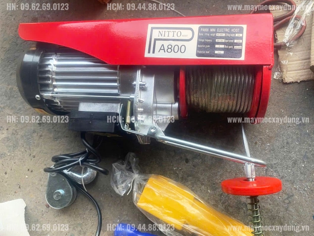 Tời điện treo Nitto PA800 12m
