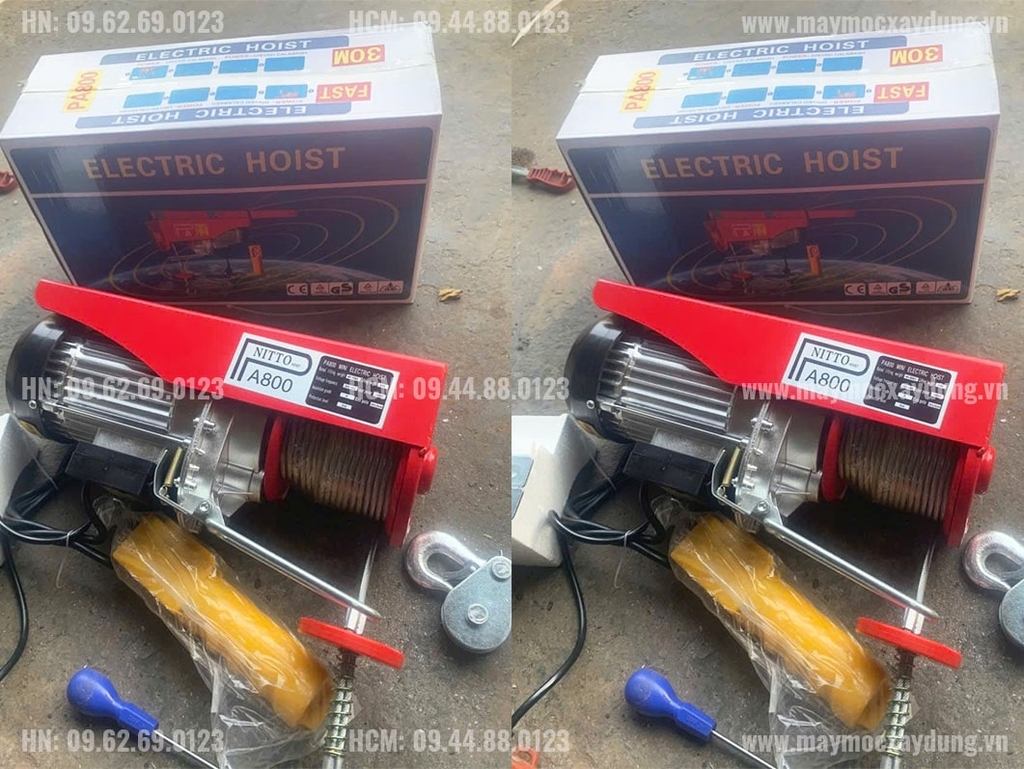 Tời điện treo Nitto PA800 30m